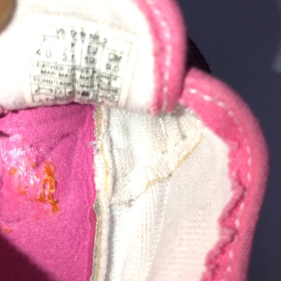 Infant pink vans suede sneakers girls crib 4 - Picture 6 of 6